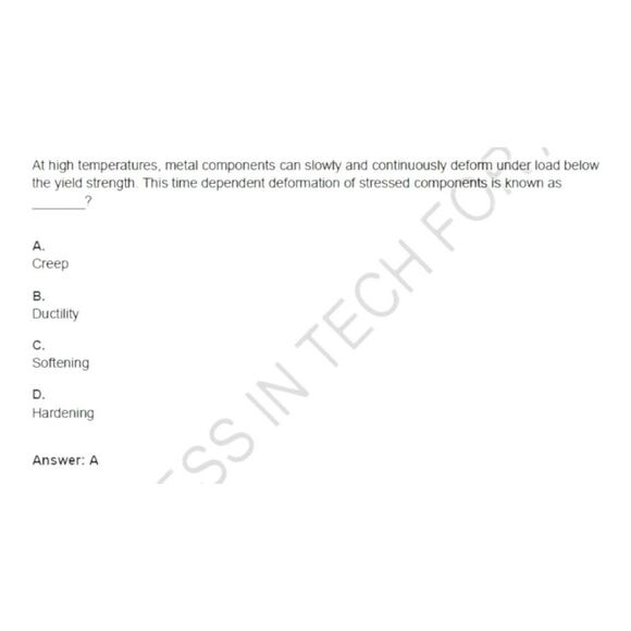 Printout API-571 Corrosion and Materials Exam Exam Study Guide - Picture 2 of 6